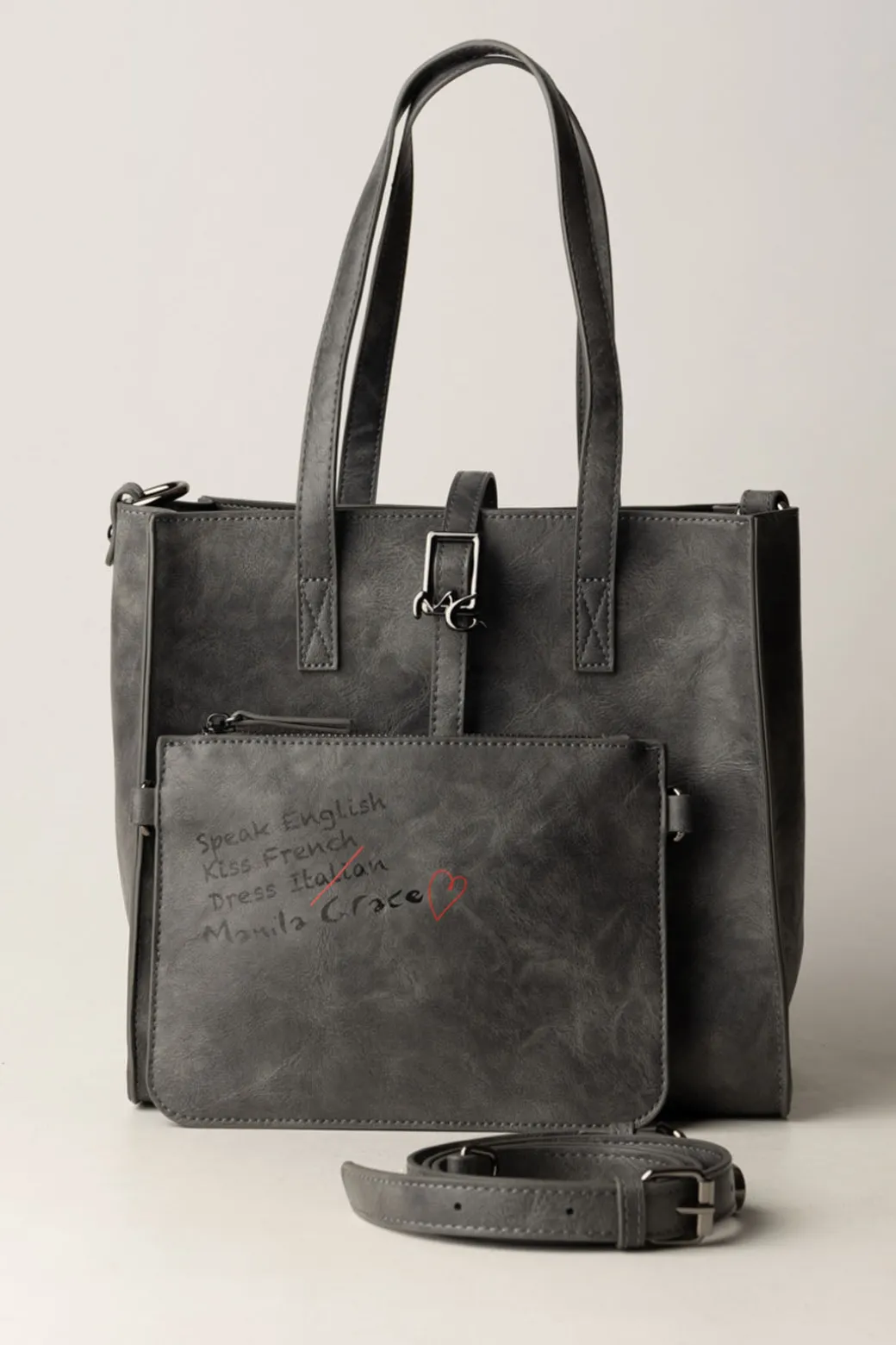 Donna Manila Grace Borsa Felicia Piccola In Ecopelle Martellata
