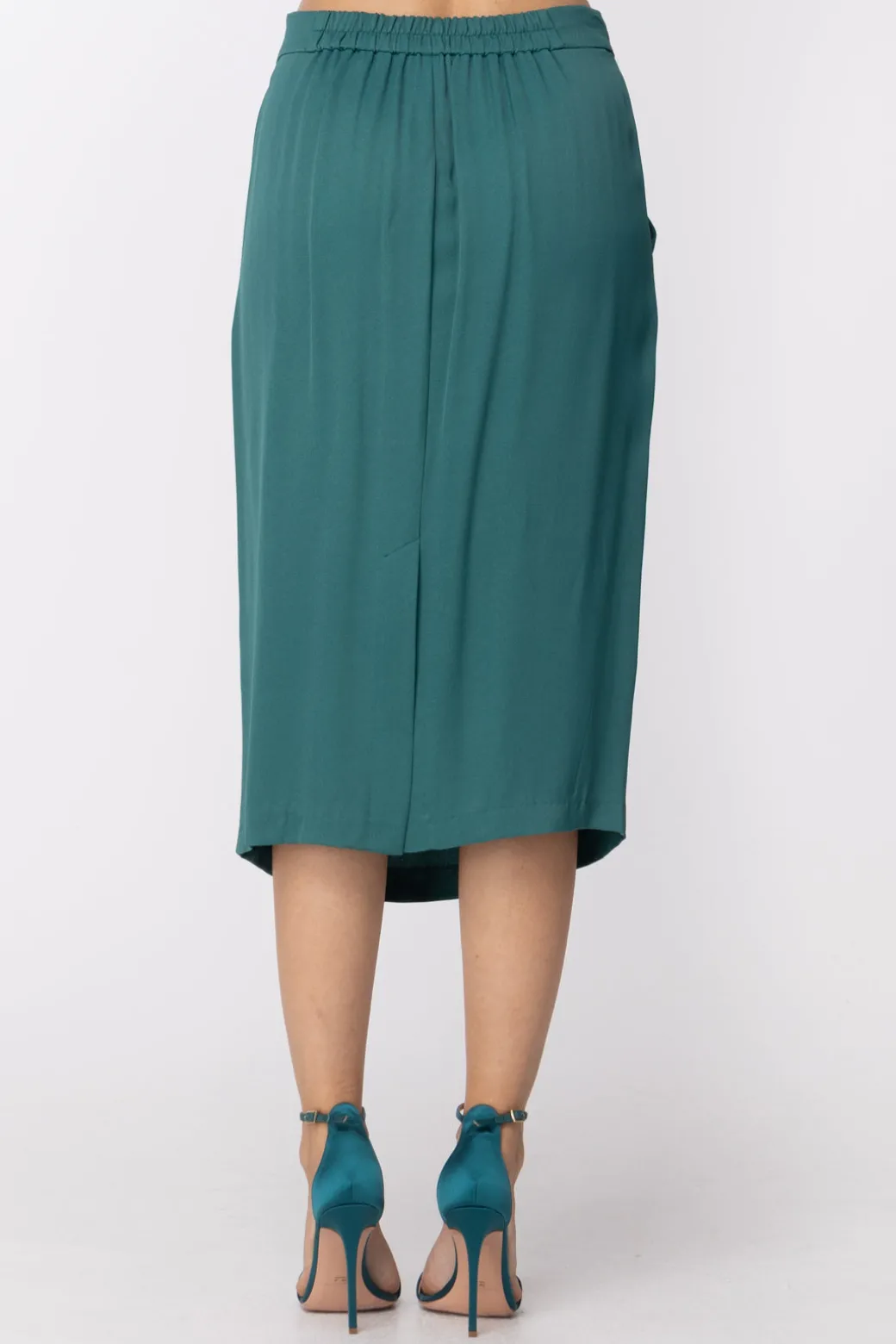 Donna Manila Grace Gonna a Matita con Elastico In Vita