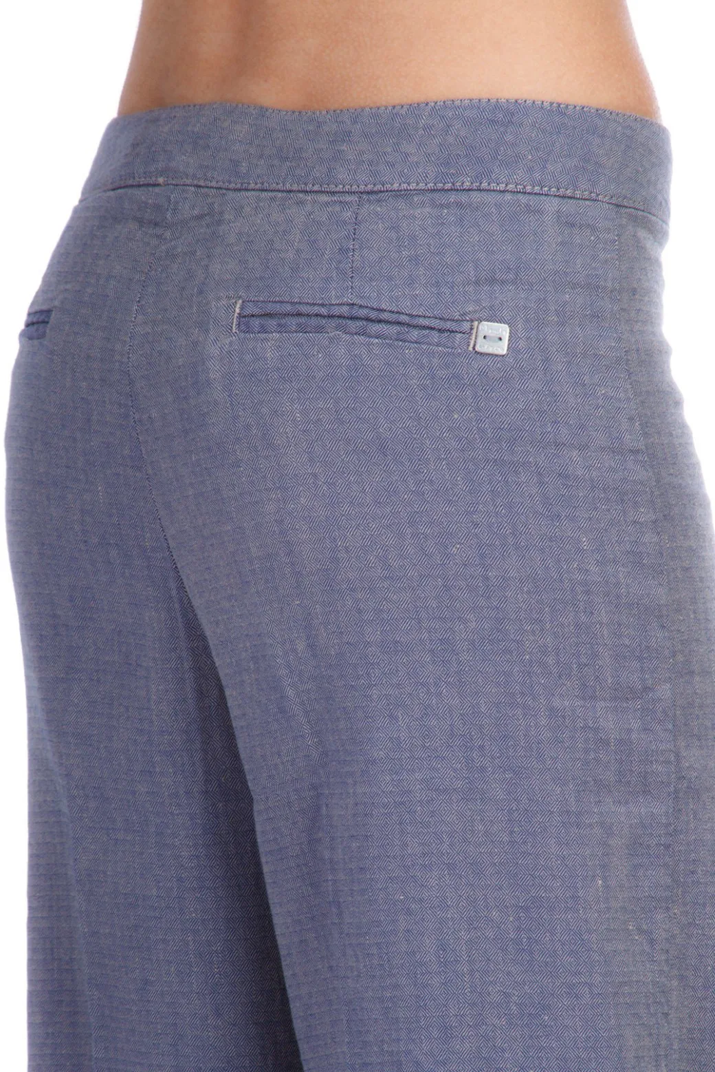 Donna Manila Grace Pantalone Palazzo Vista Bassa con Tesche Posteriori
