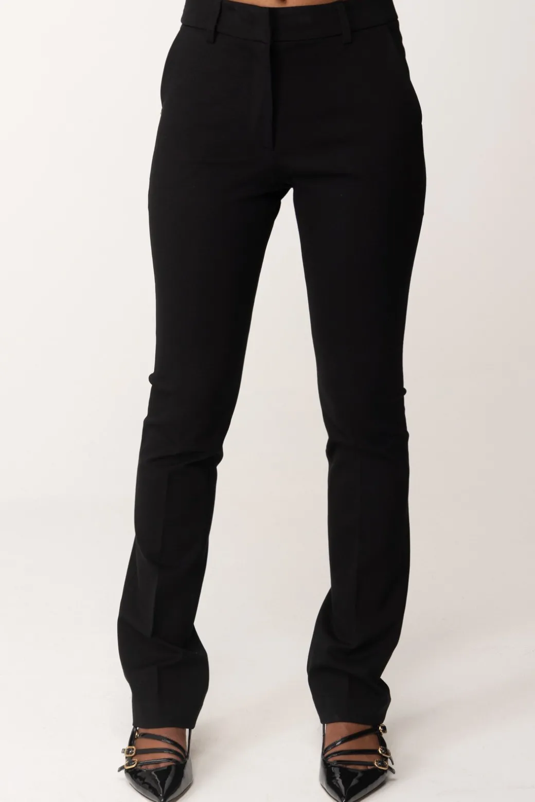 Donna Manila Grace Pantaloni Skinny con Passanti