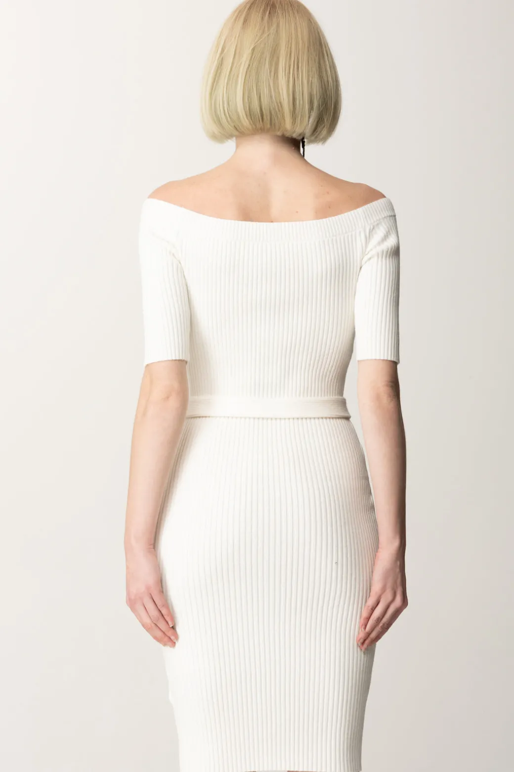 Donna Marciano By Guess Abito In Maglia Off-shoulder con Cintura