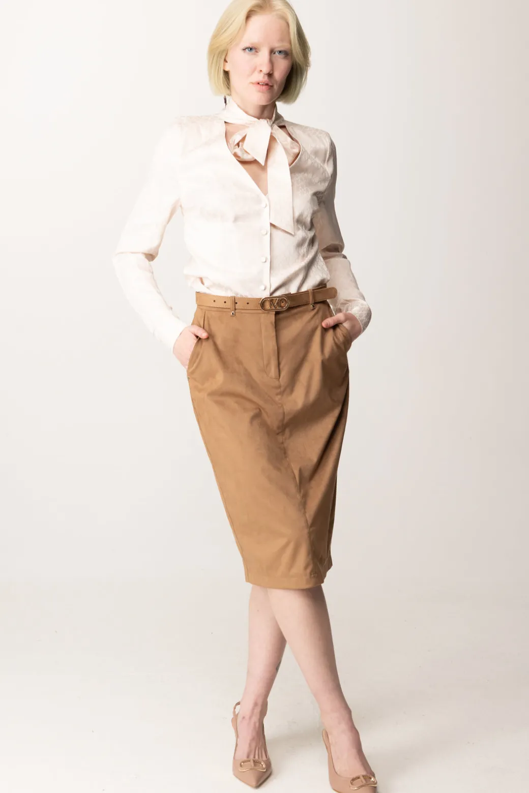 Donna Marciano By Guess Blusa In Satin con Fusciacca