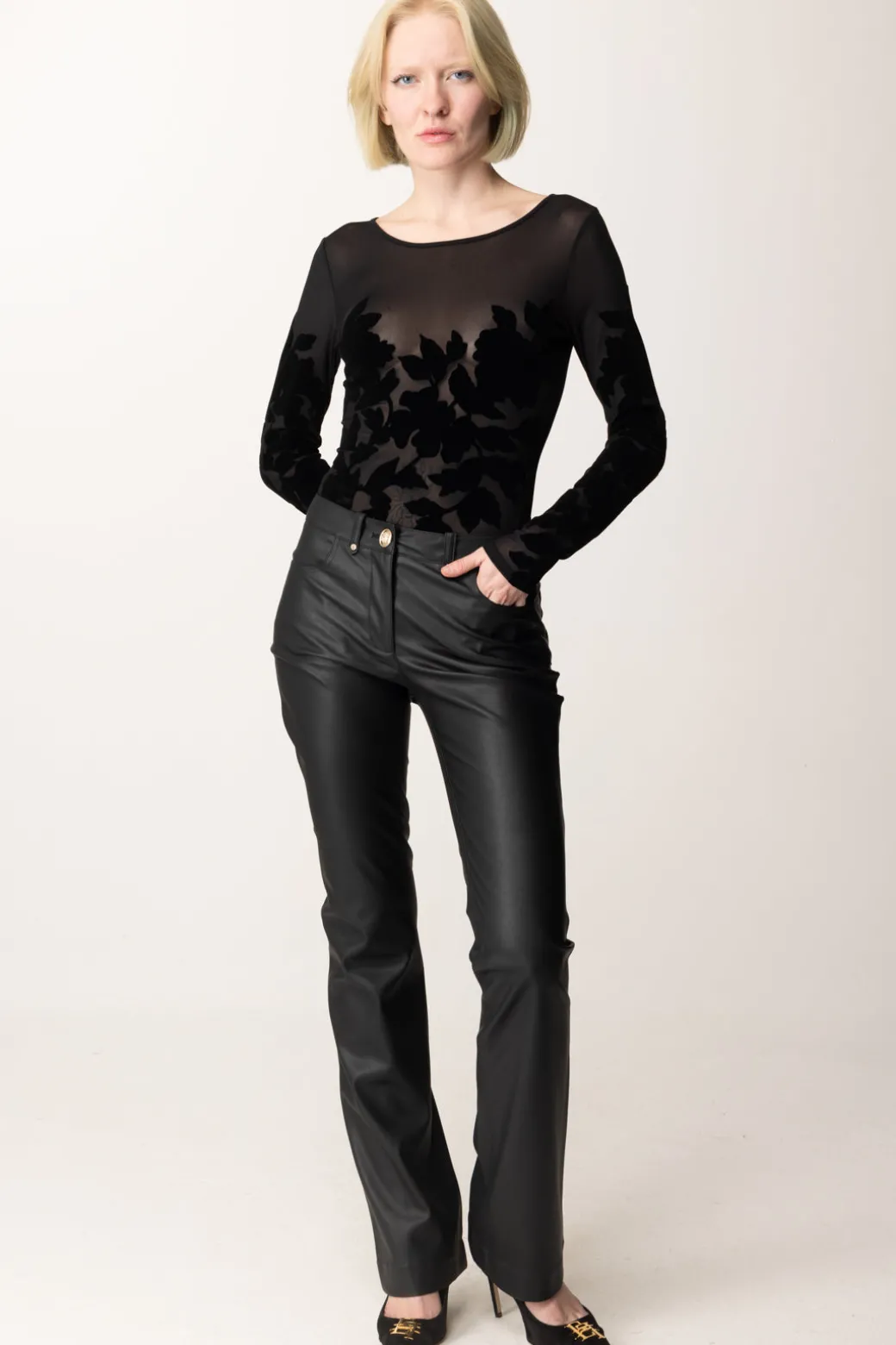 Donna Marciano By Guess Body Dream Weaver con Dettagli Floreali In Velluto