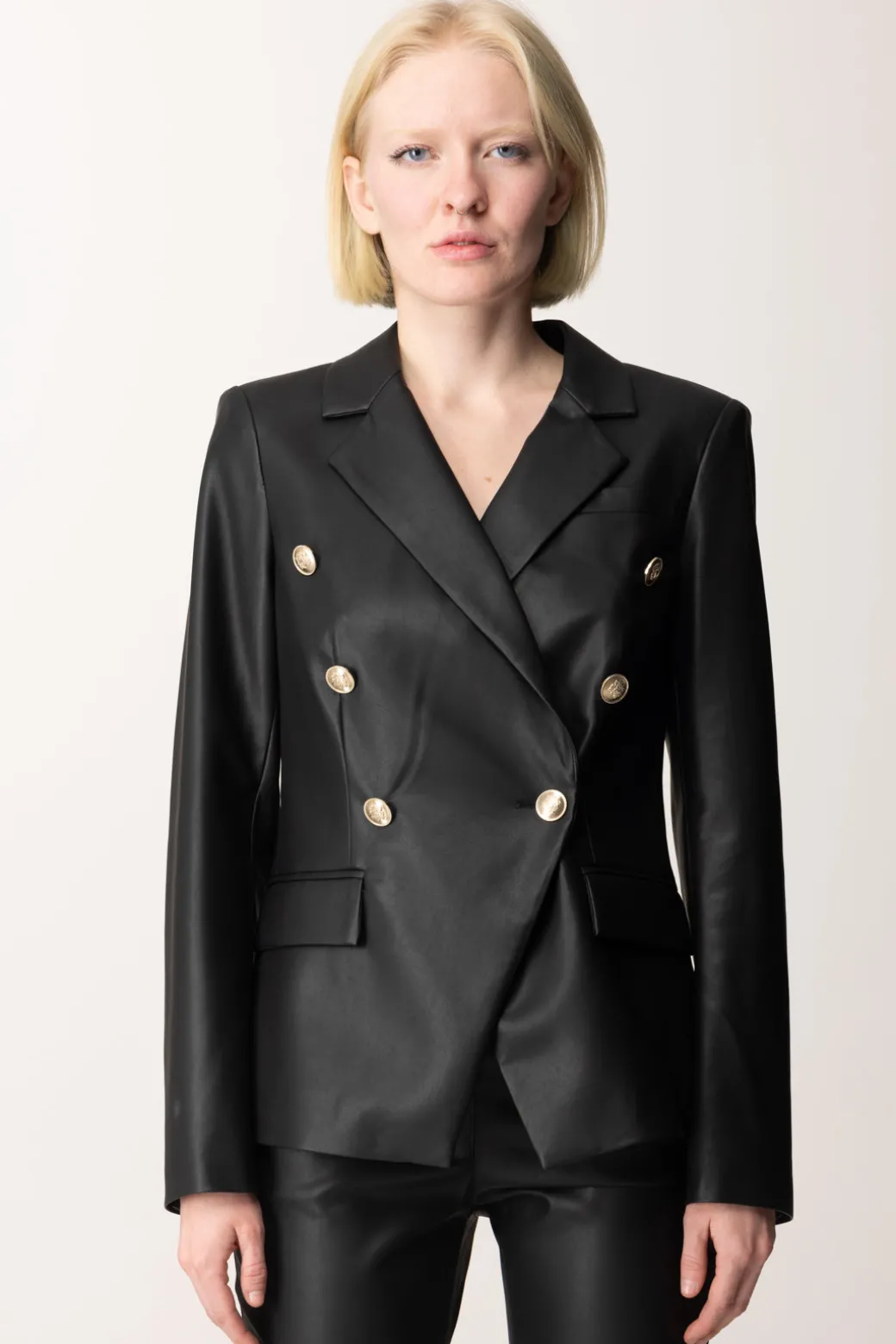 Donna Marciano By Guess Giacca Doppiopetto Pamela In Pelle Sintetica