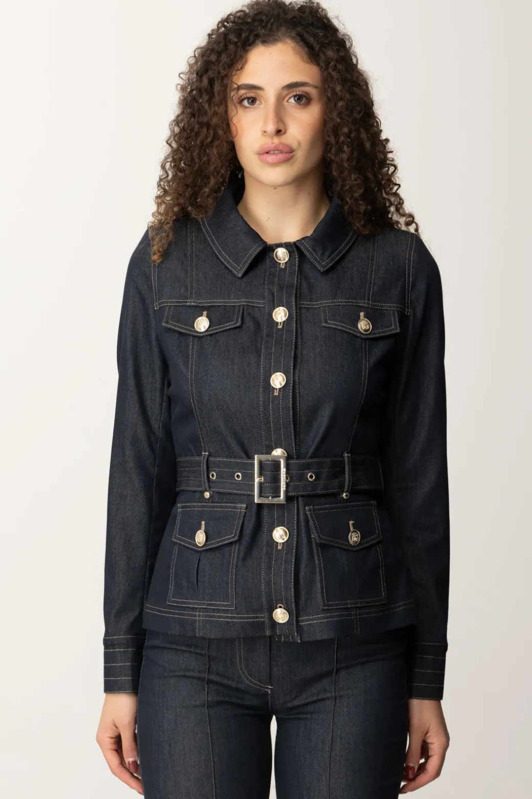 Donna Marciano By Guess Giacca In Jeans Maya con Cintura