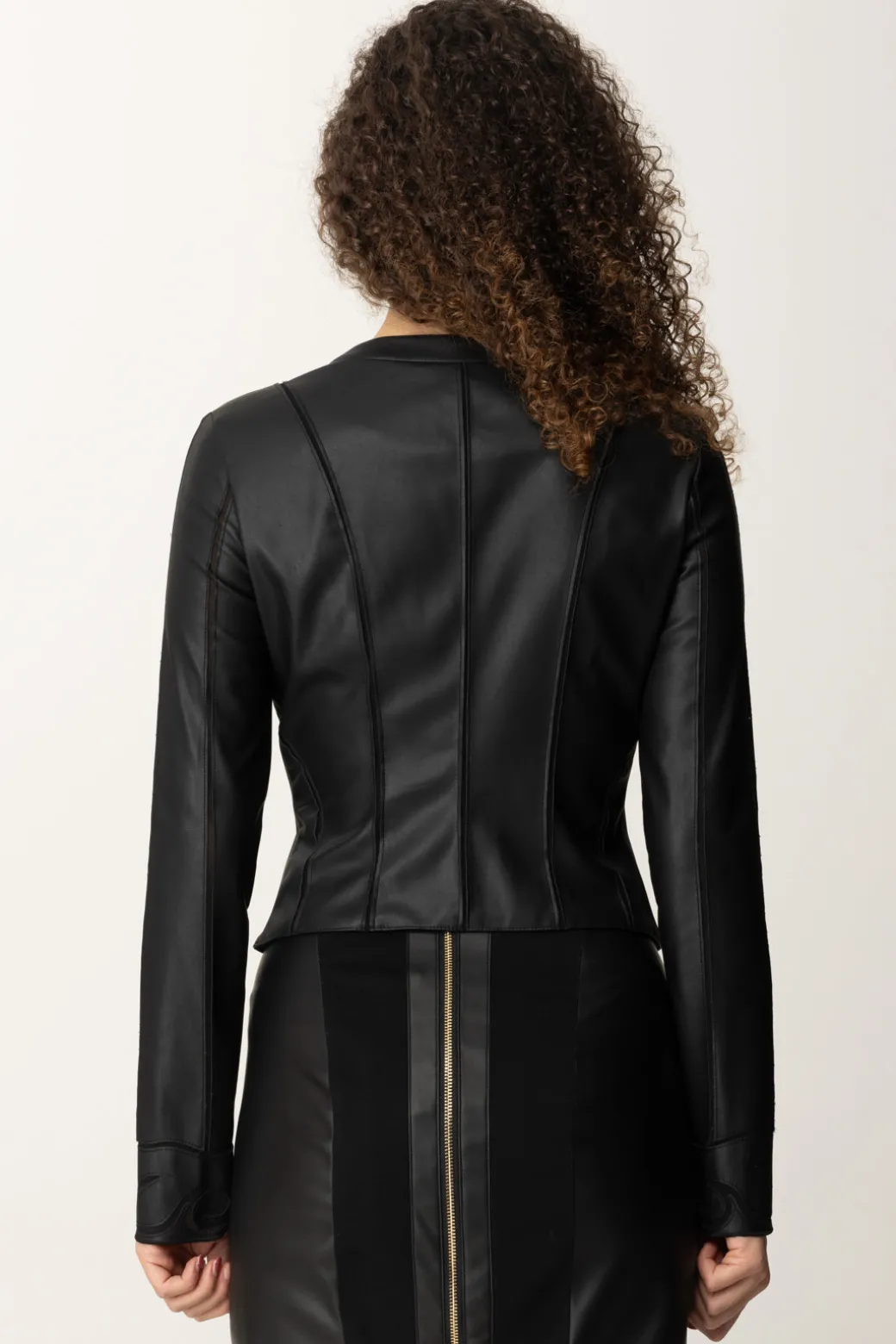 Donna Marciano By Guess Giacca In Pelle con Ricami Melinda