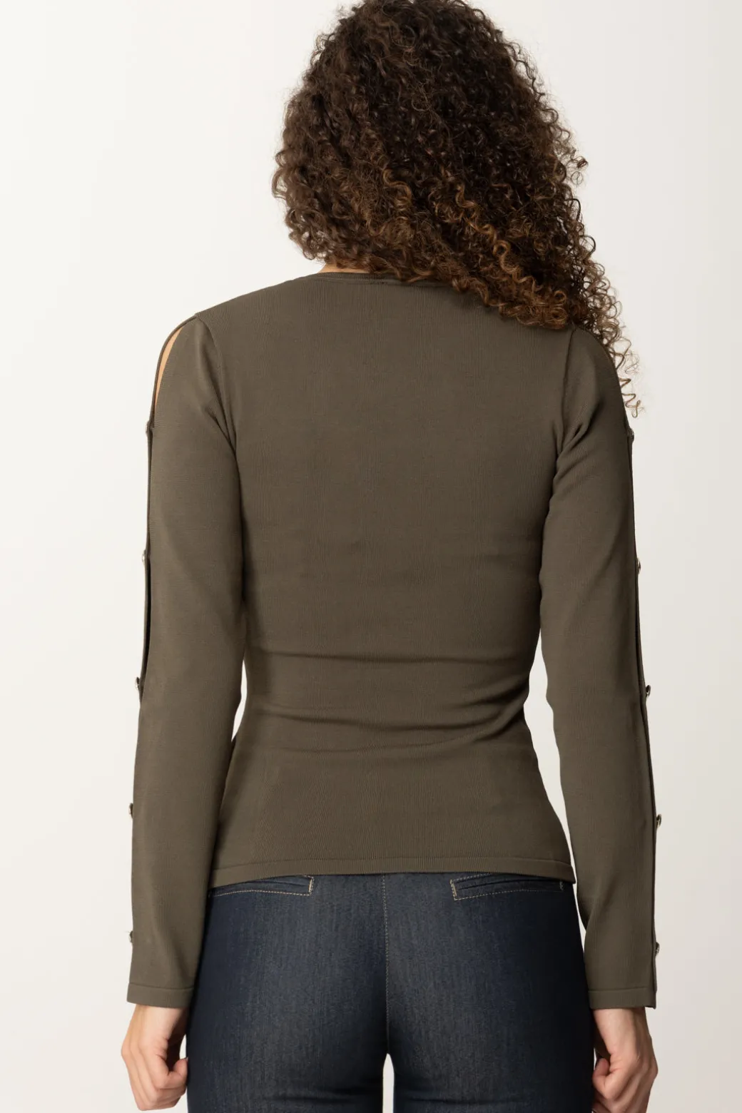 Donna Marciano By Guess Maglia Chiara con Aperture Sulle Maniche