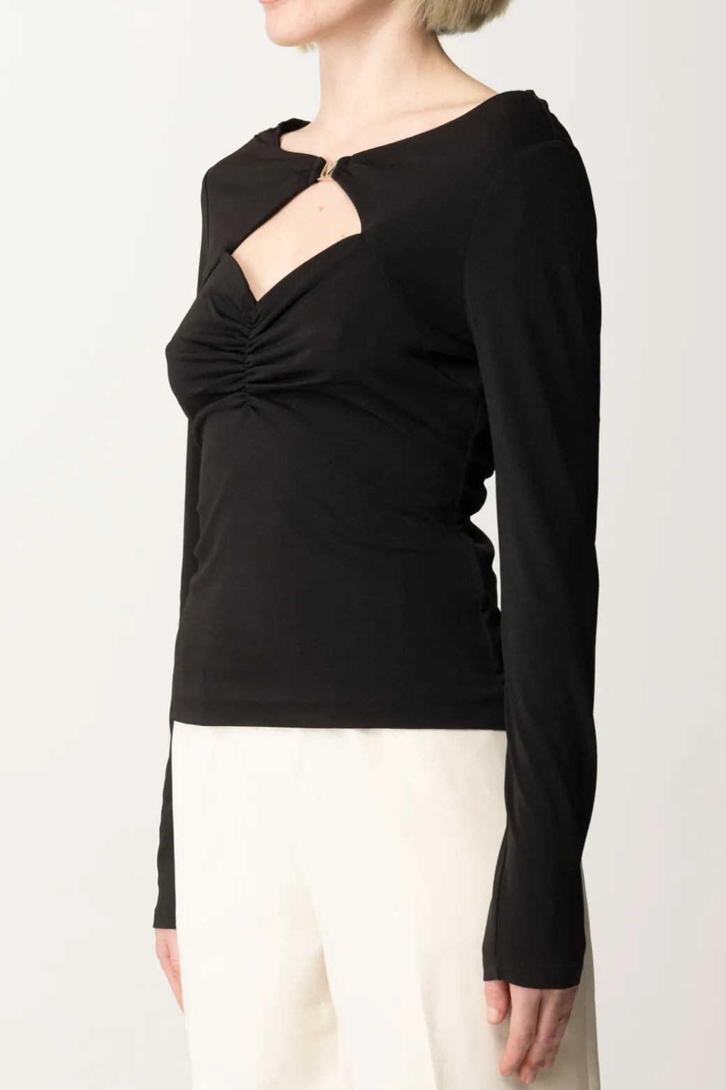 Donna Marciano By Guess Maglia Olga con Cut-out e Scollo Cuore