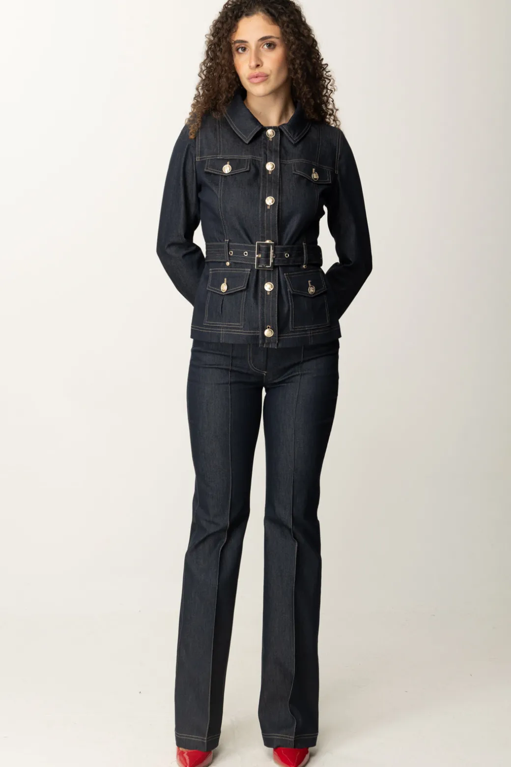Donna Marciano By Guess Pantaloni Maya Effetto Jeans Marciano