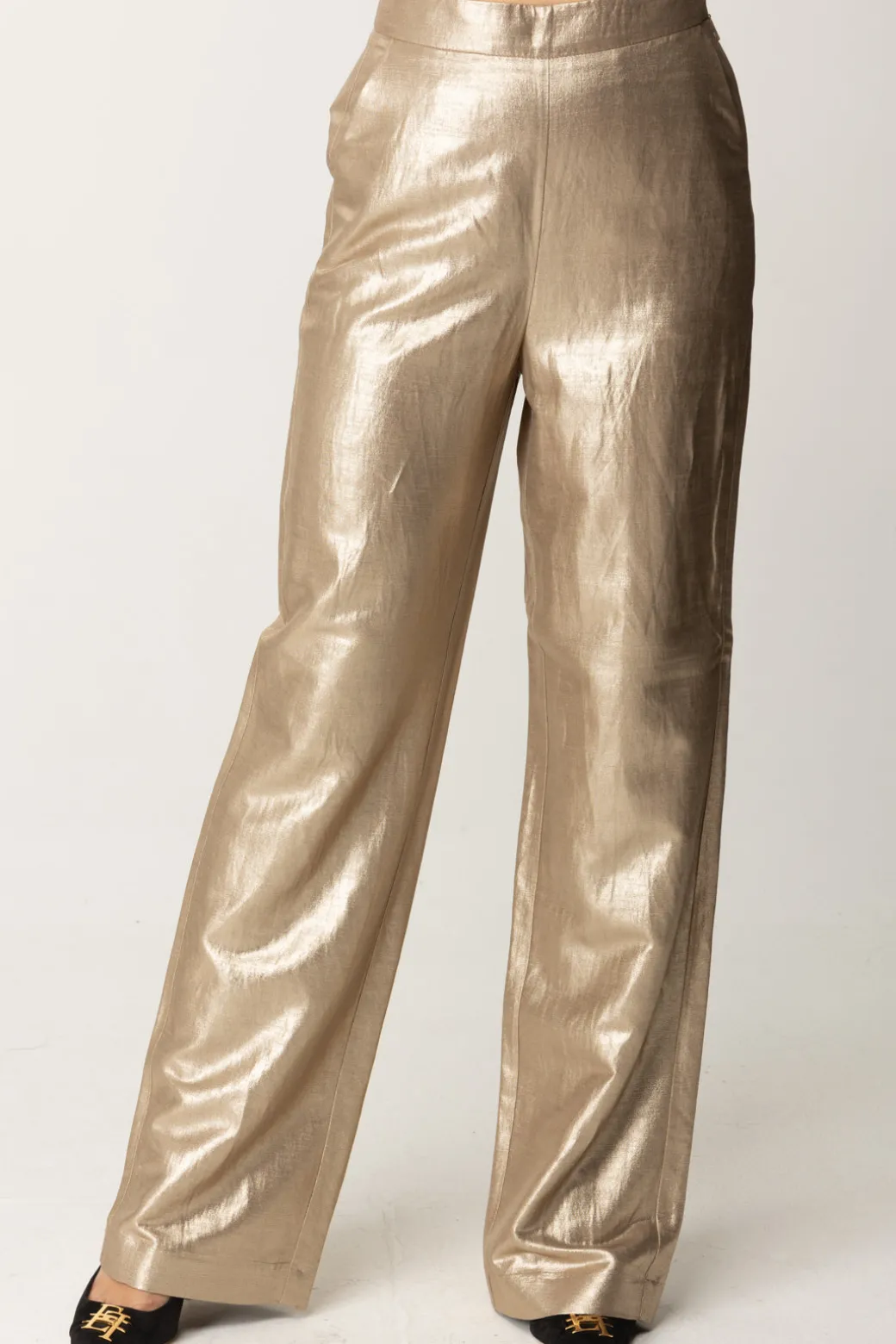 Donna Marciano By Guess Pantaloni Shae In Tessuto Metallizzato