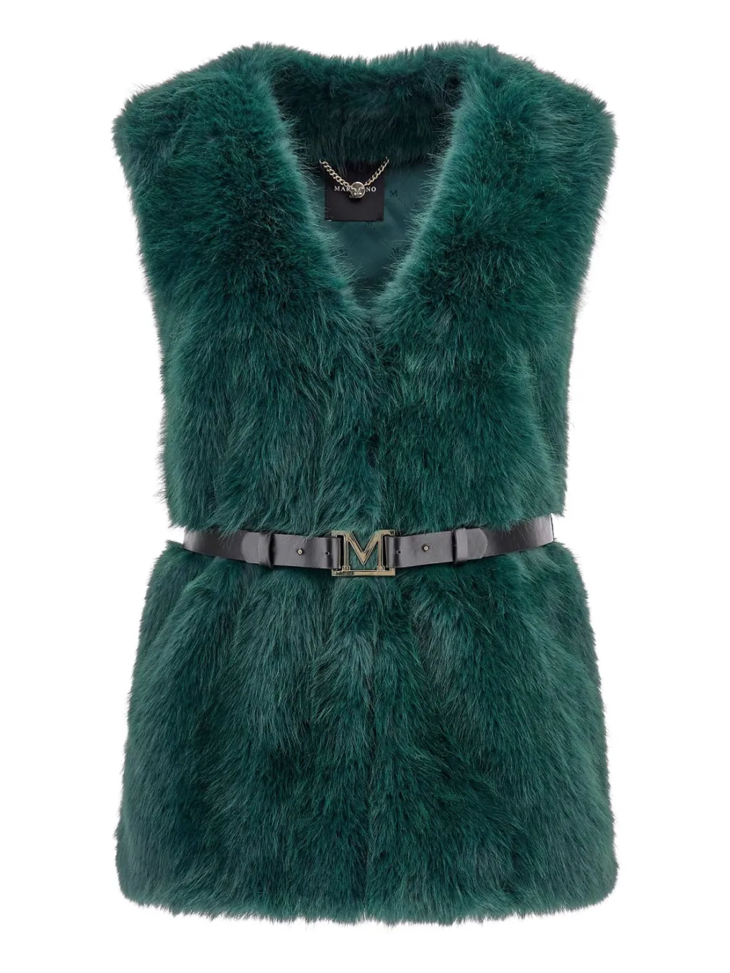 Donna Marciano By Guess Pelliccia Gilet Chloe con Cintura