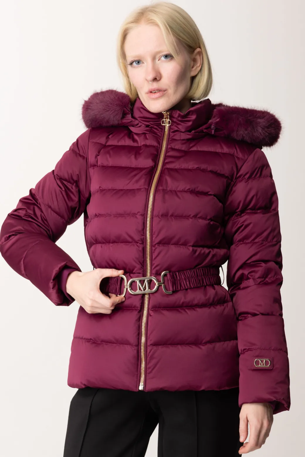 Donna Marciano By Guess Piumino con Cappuccio e Cintura Jastin