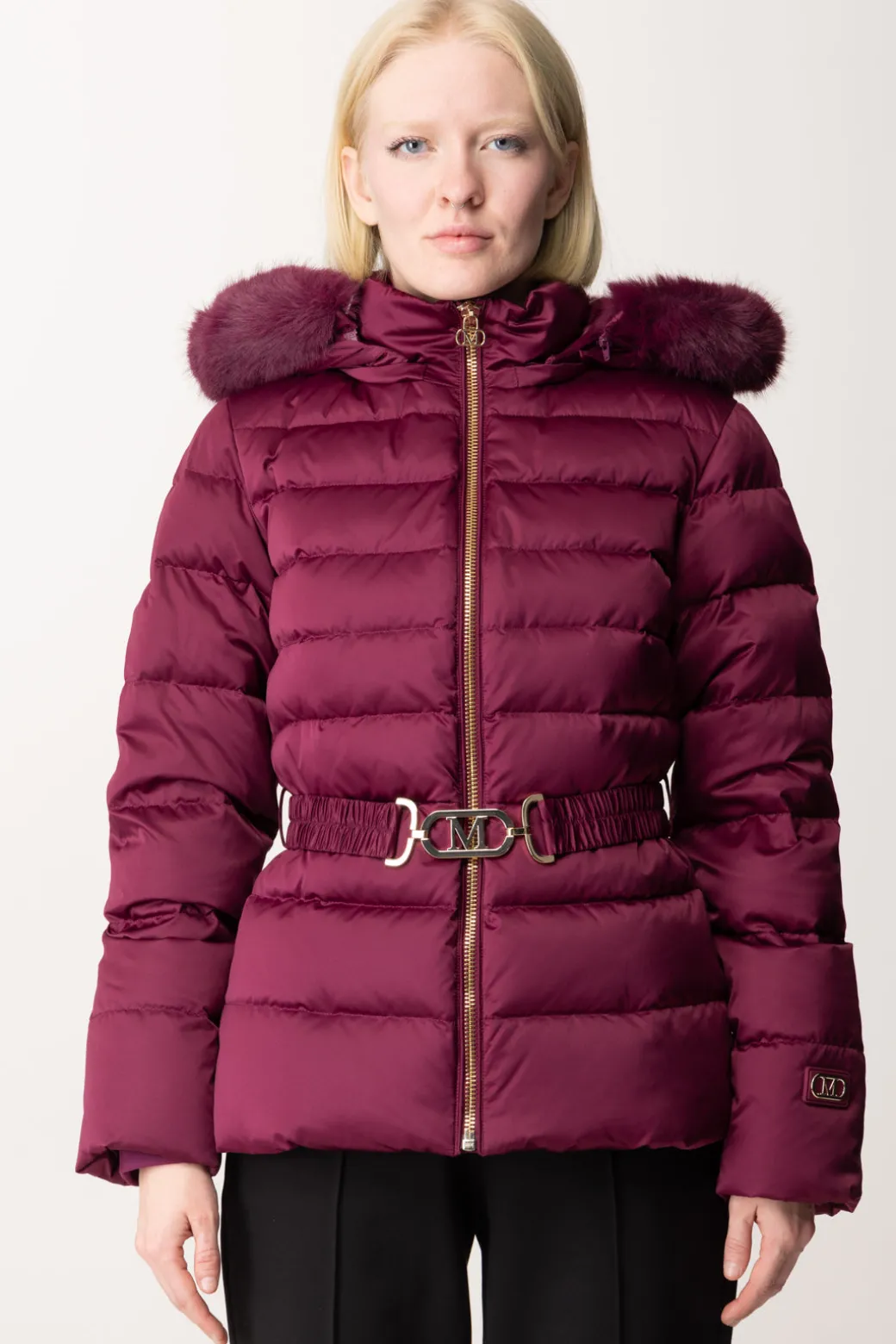 Donna Marciano By Guess Piumino con Cappuccio e Cintura Jastin