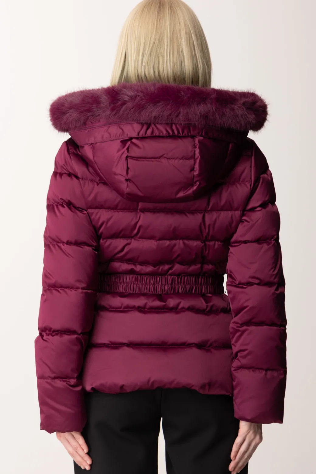 Donna Marciano By Guess Piumino con Cappuccio e Cintura Jastin
