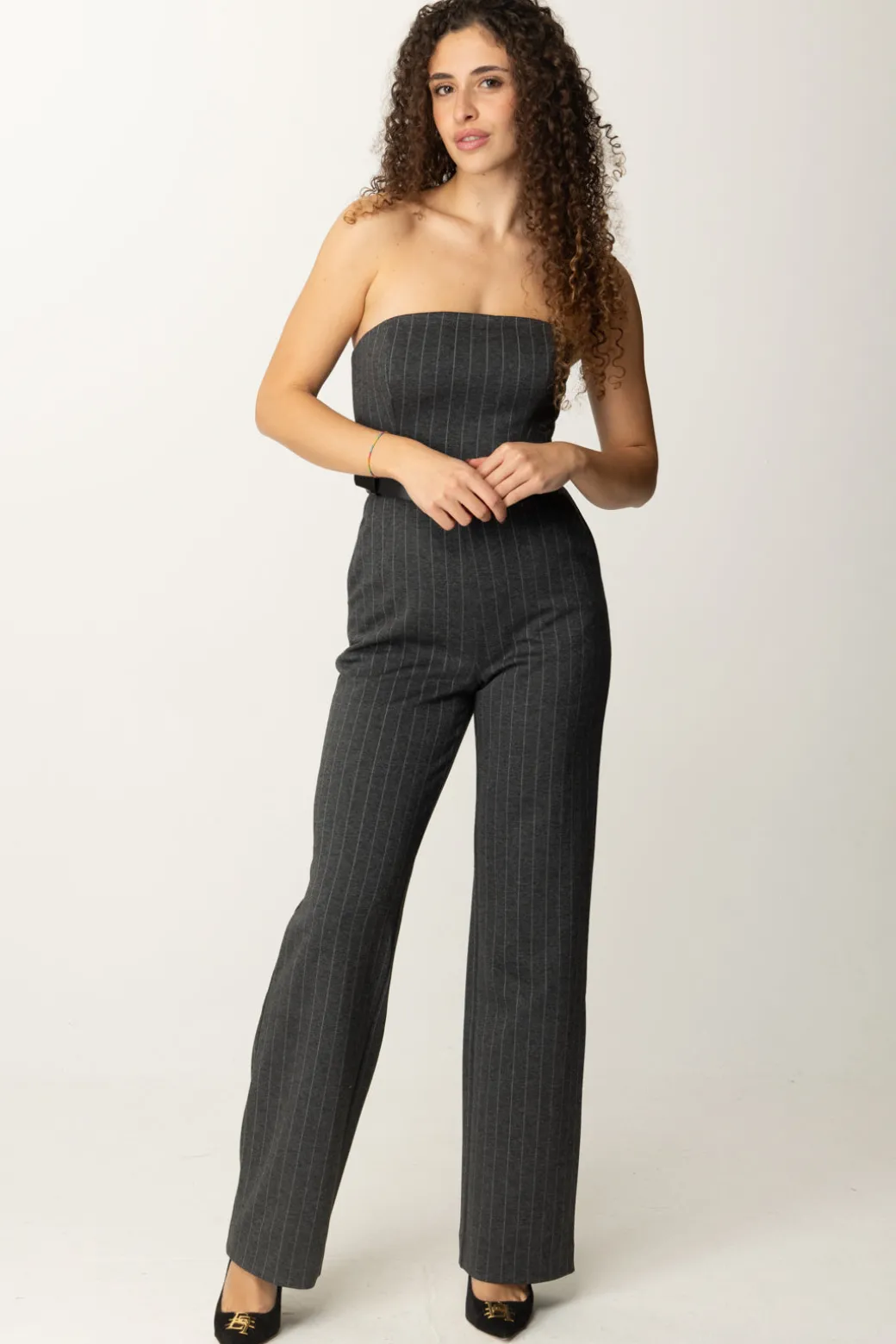 Donna Marciano By Guess Tuta Heyden Gessata Scollo a Fascia