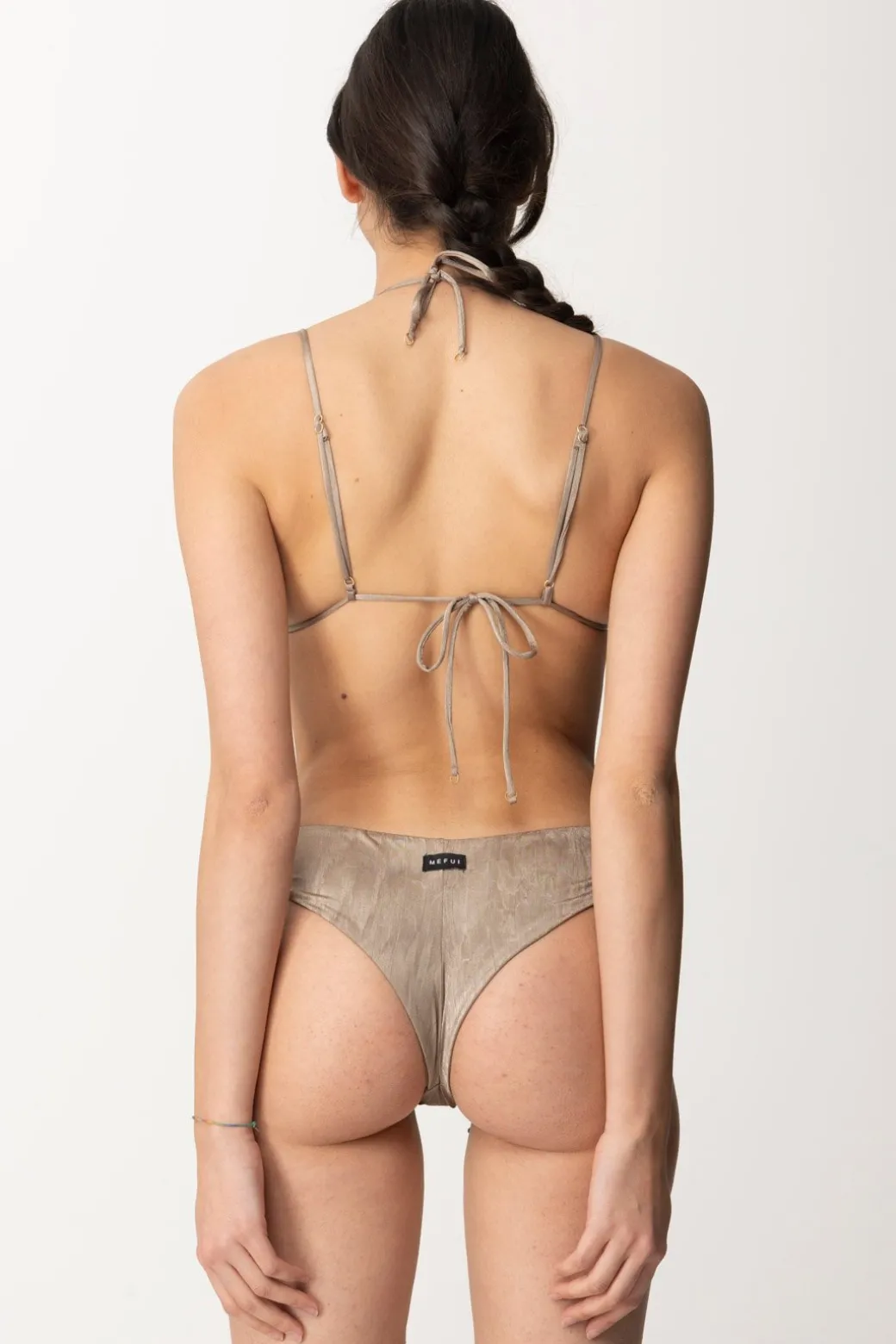 Donna Me Fui Bikini a Triangolo con Accessorio Al Seno
