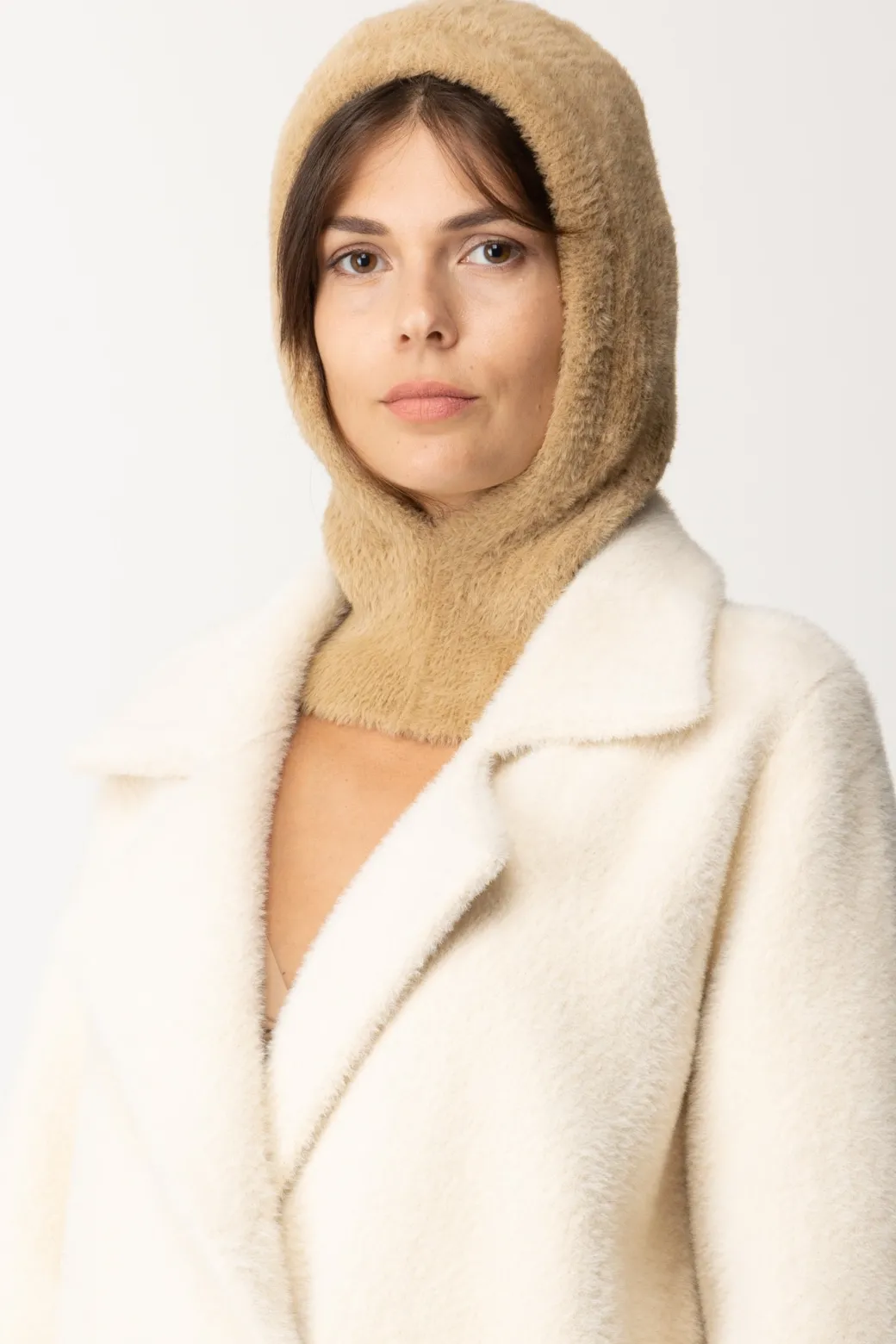 Donna Montereggi Cappello Balaclava In Maglia
