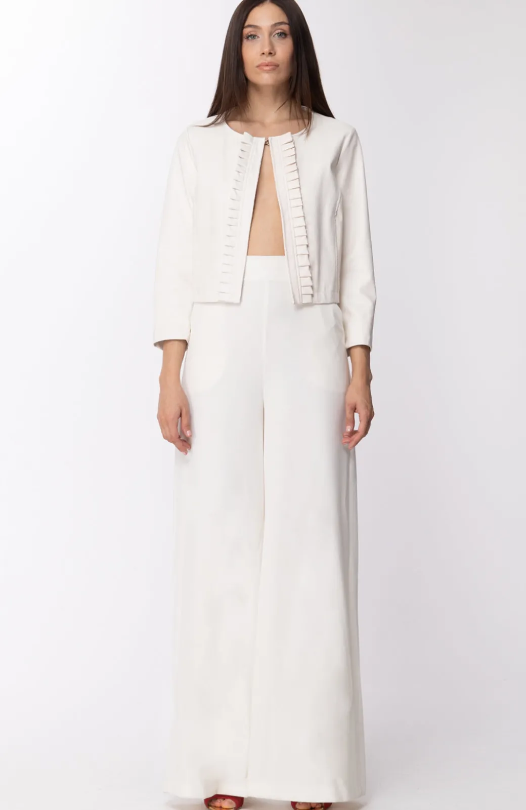 Donna Motel Pantalone a Palazzo Basic