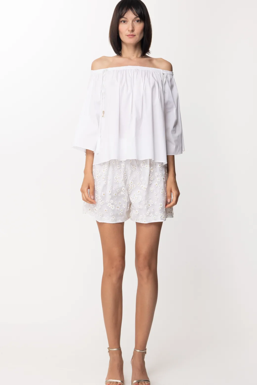 Donna Patrizia Pepe Blusa Spalle Scoperte