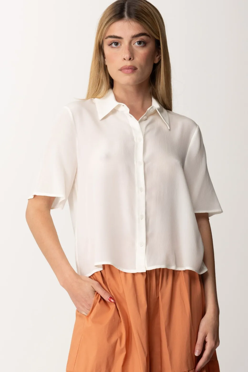 Donna Patrizia Pepe Camicia Corta