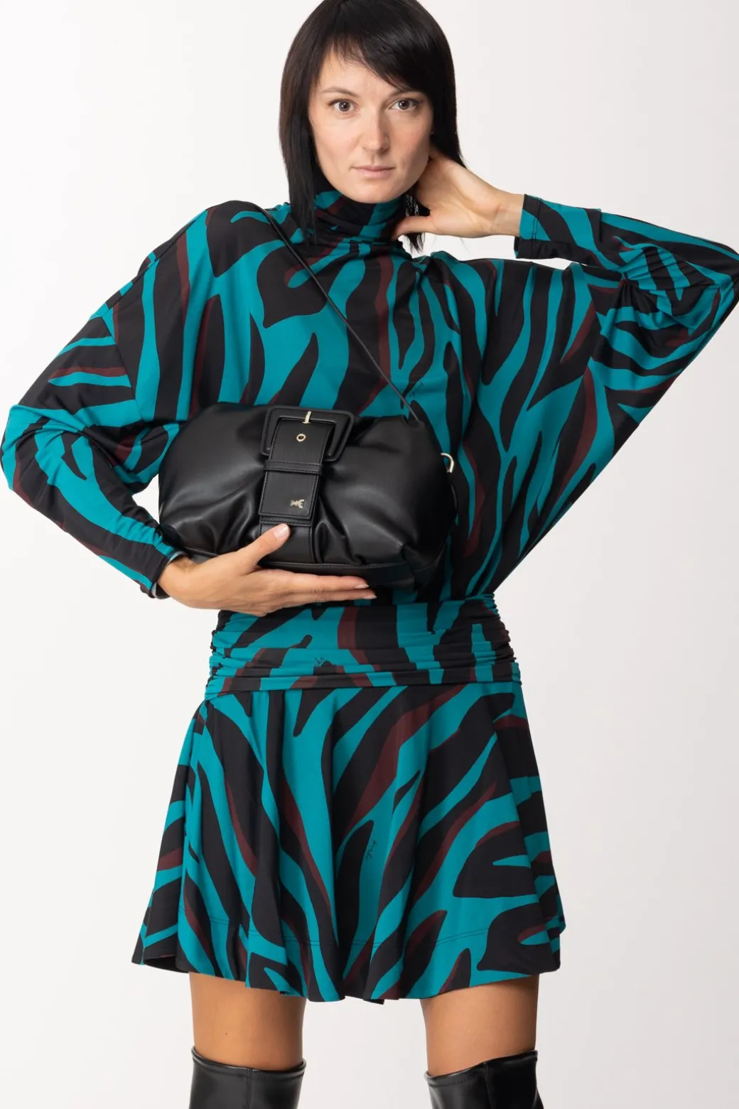 Donna Patrizia Pepe Clutch Media con Fibbia