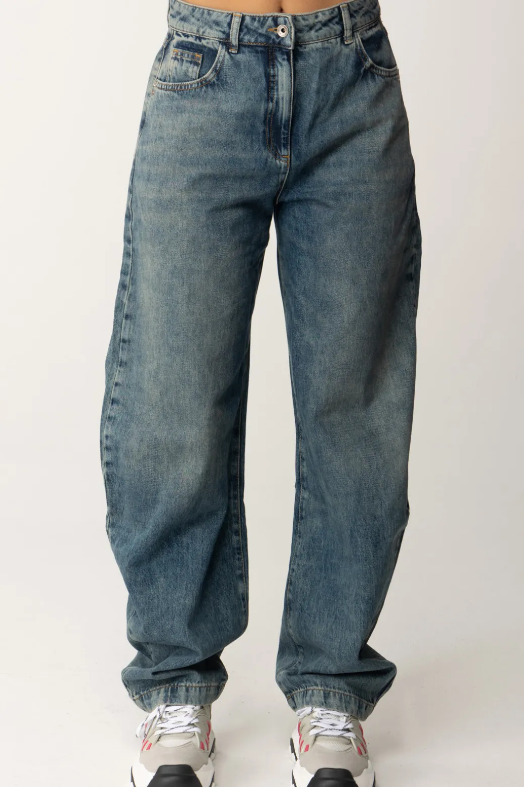 Donna Patrizia Pepe Jeans Baggy a Vita Alta