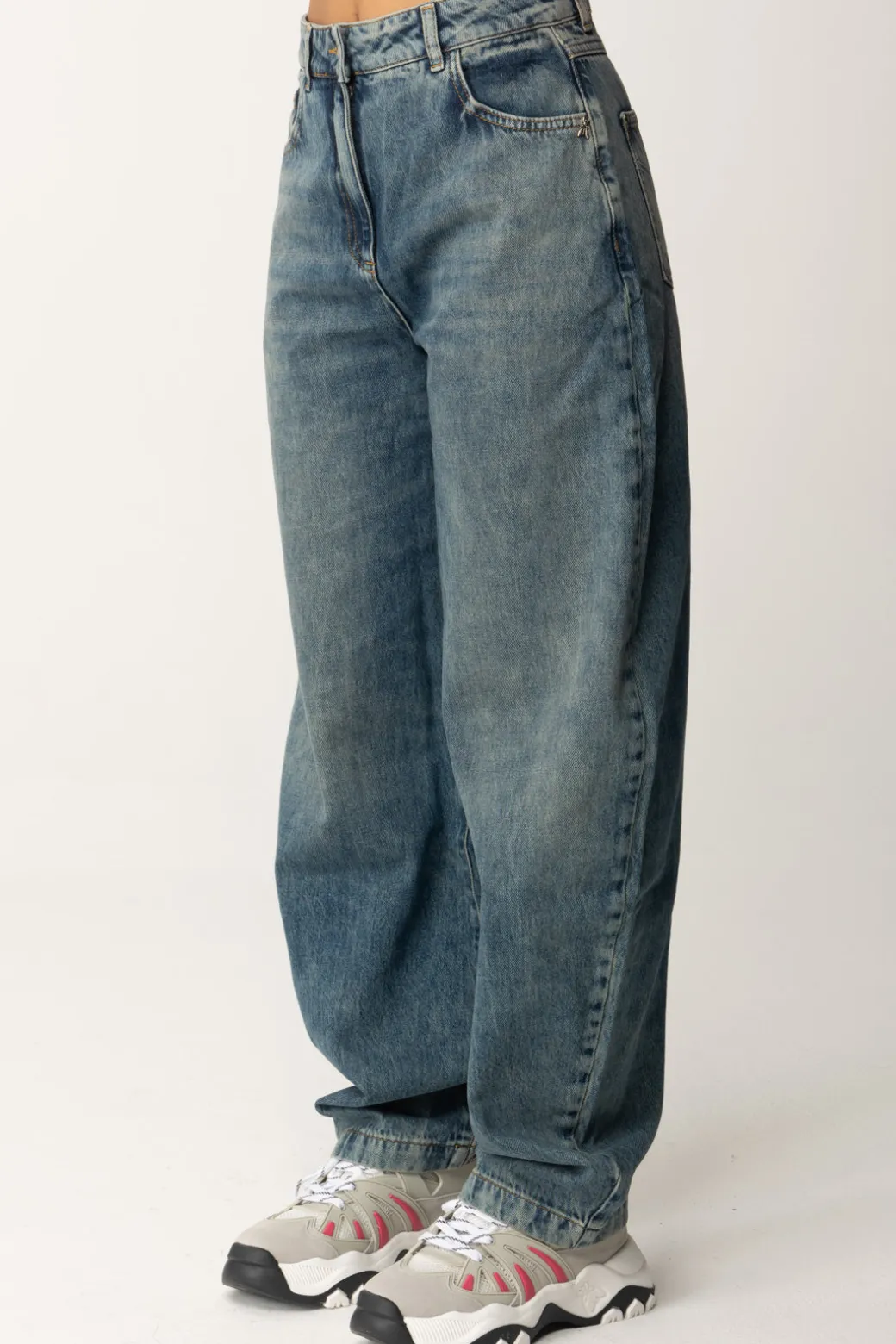 Donna Patrizia Pepe Jeans Baggy a Vita Alta