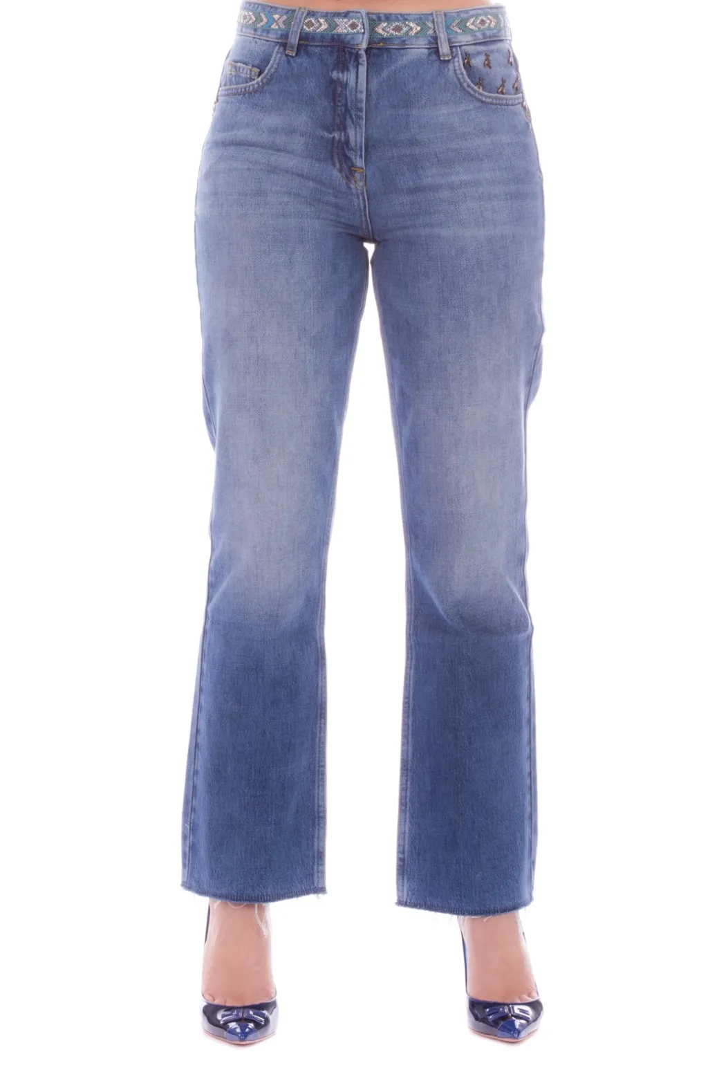 Donna Patrizia Pepe Jeans con Ricamo Di Perline