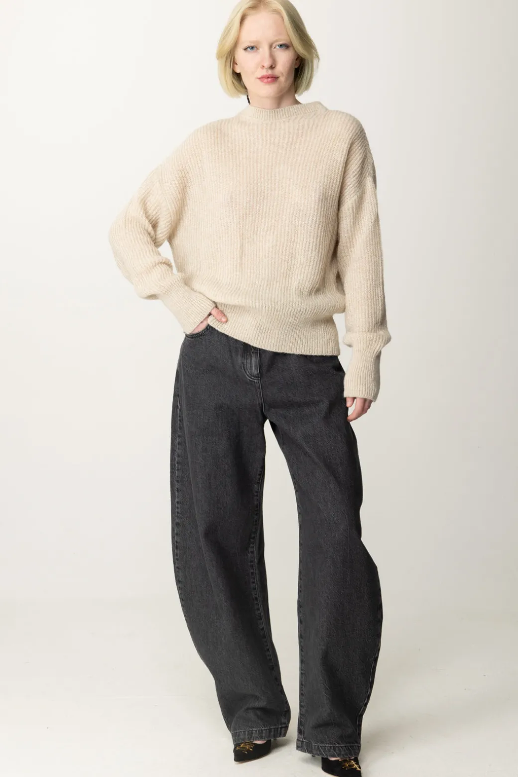Donna Patrizia Pepe Jeans Oversize Effetto Washed