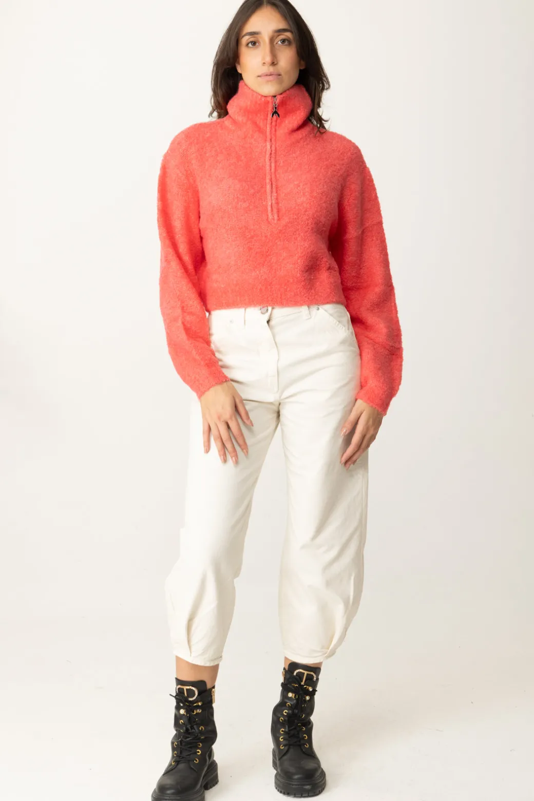 Donna Patrizia Pepe Maglione con Zip