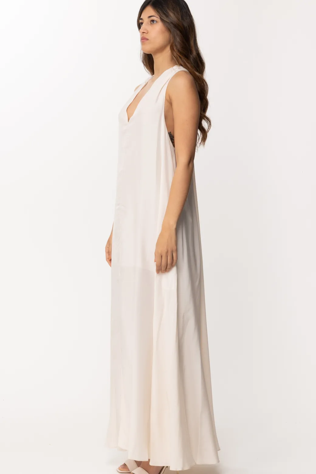Donna Patrizia Pepe Maxi Abitio con Spacco