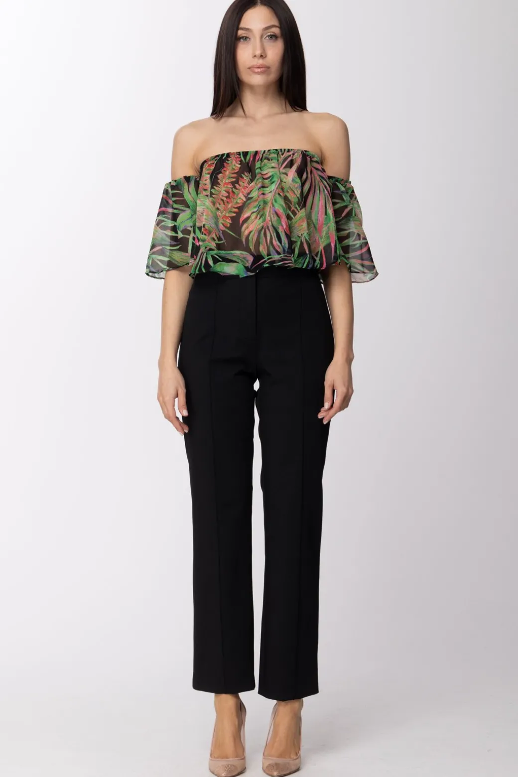 Donna Patrizia Pepe Pantaloni Alla Caviglia