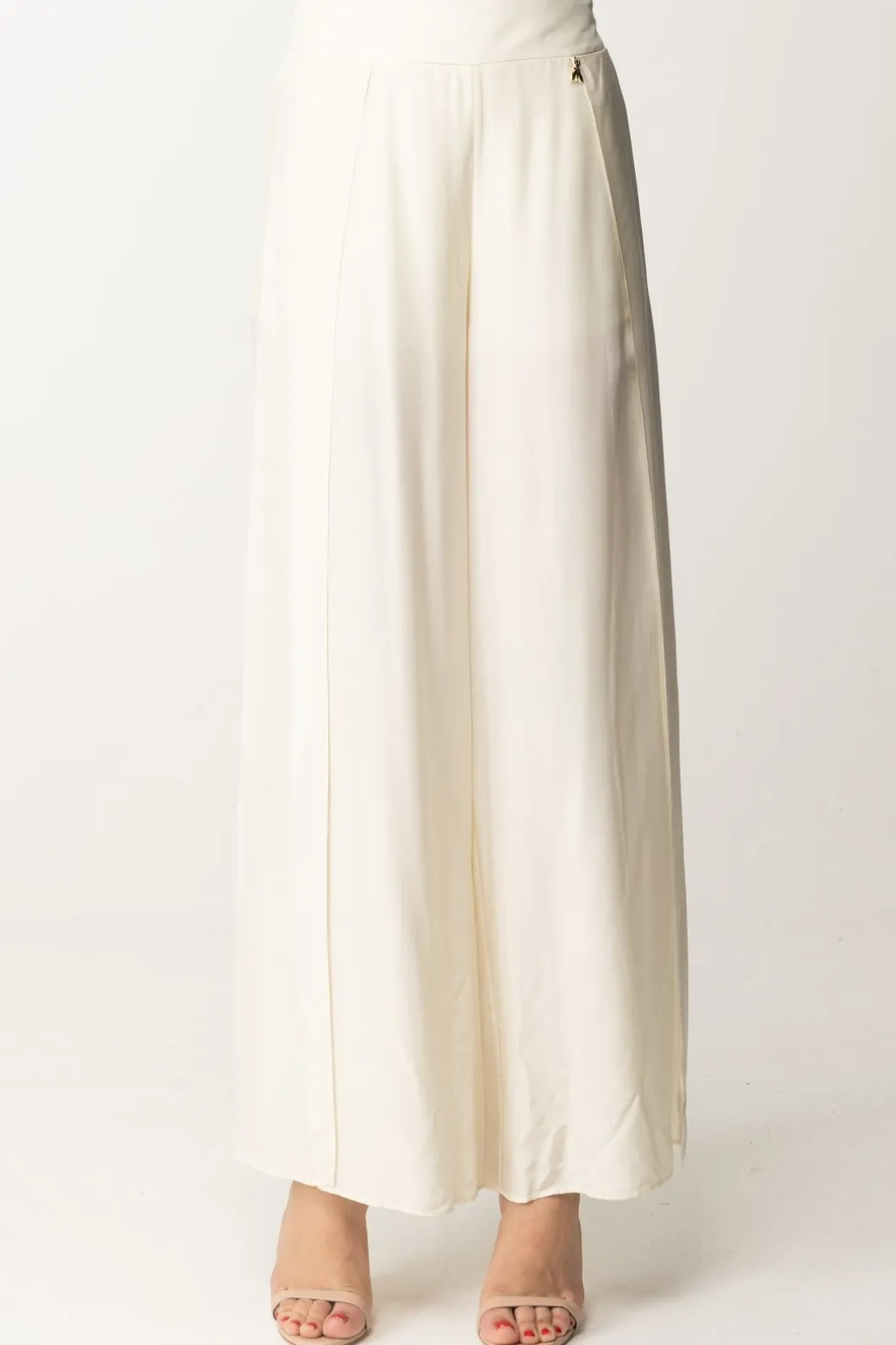 Donna Patrizia Pepe Pantaloni Ampi con Spacchi
