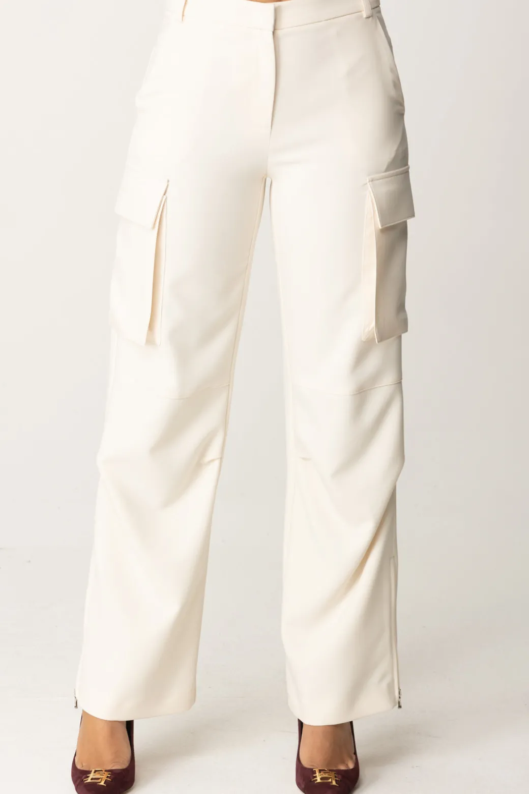 Donna Patrizia Pepe Pantaloni Cargo a Palazzo
