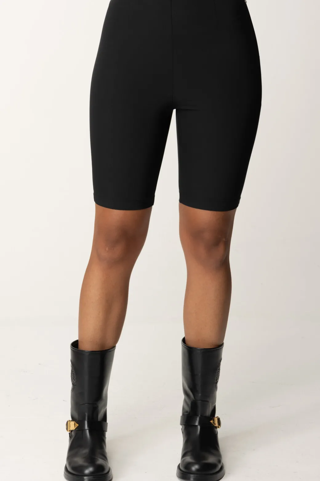 Donna Patrizia Pepe Pantaloni Ciclista con Zip Logata