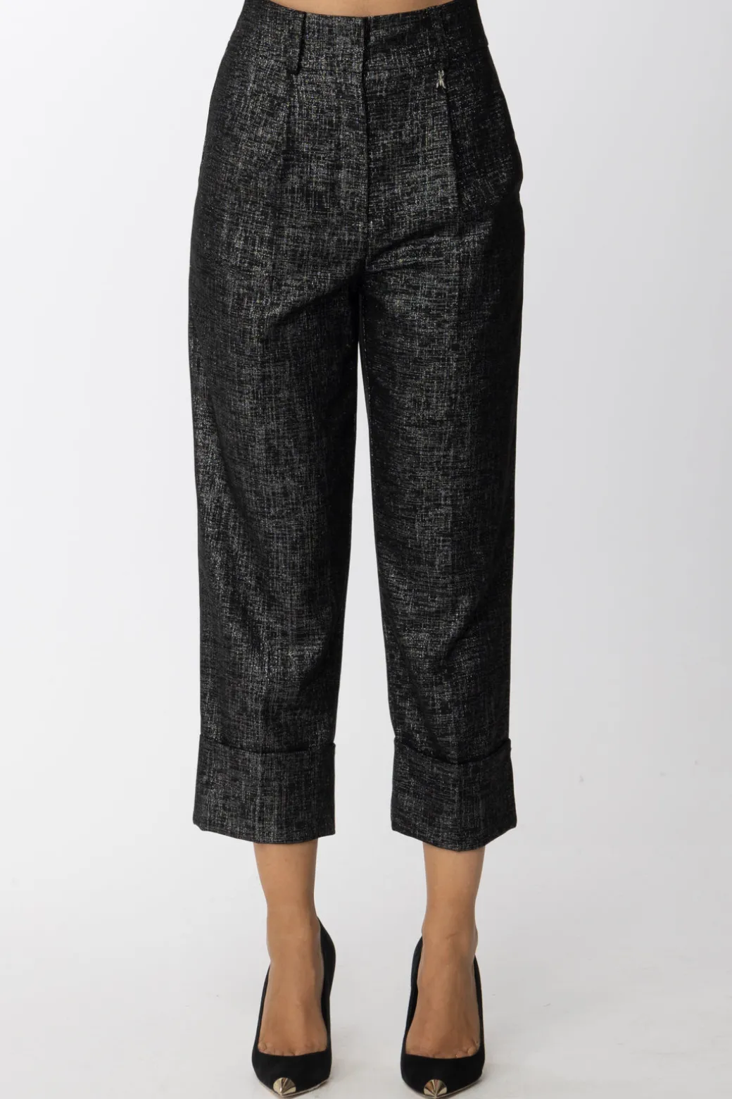 Donna Patrizia Pepe Pantaloni In Lurex