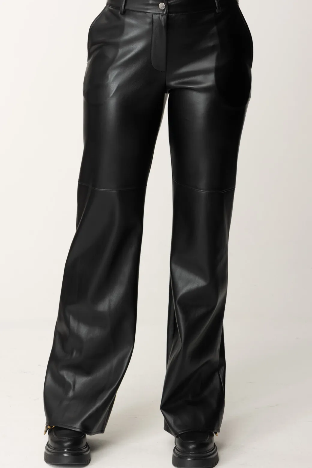 Donna Patrizia Pepe Pantaloni In Similpelle