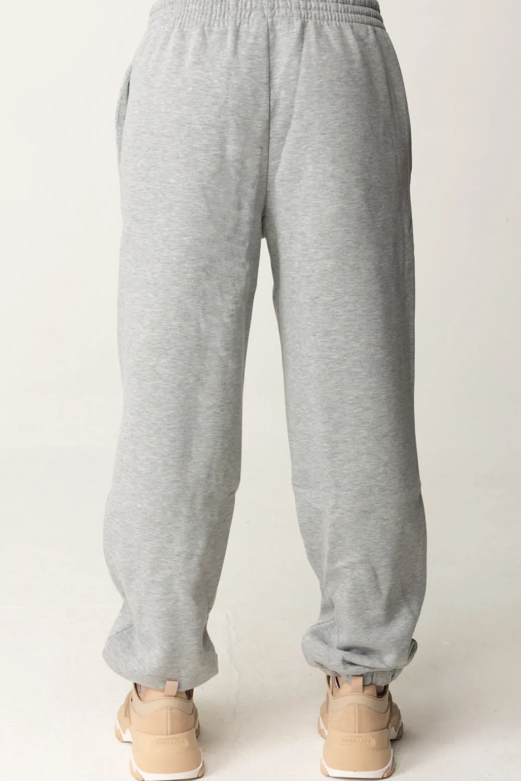Donna Patrizia Pepe Pantaloni Jogging con Elastico Alla Caviglia