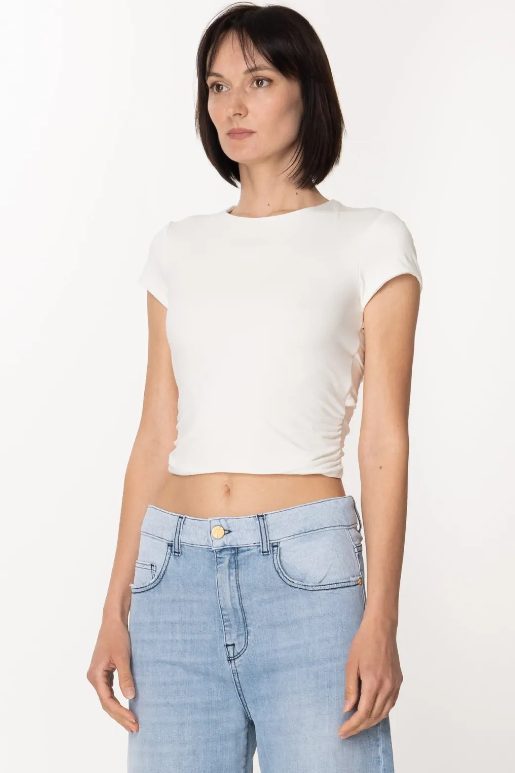 Donna Patrizia Pepe Top con Cut-out