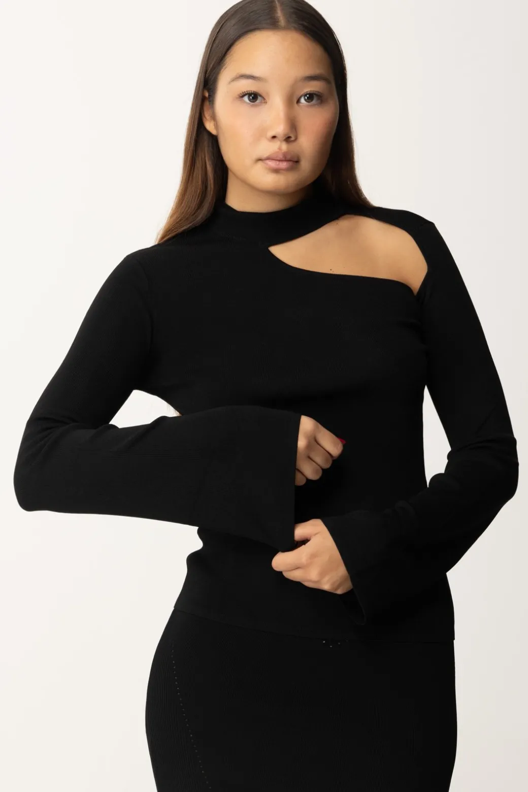 Donna Patrizia Pepe Top con Cut-out
