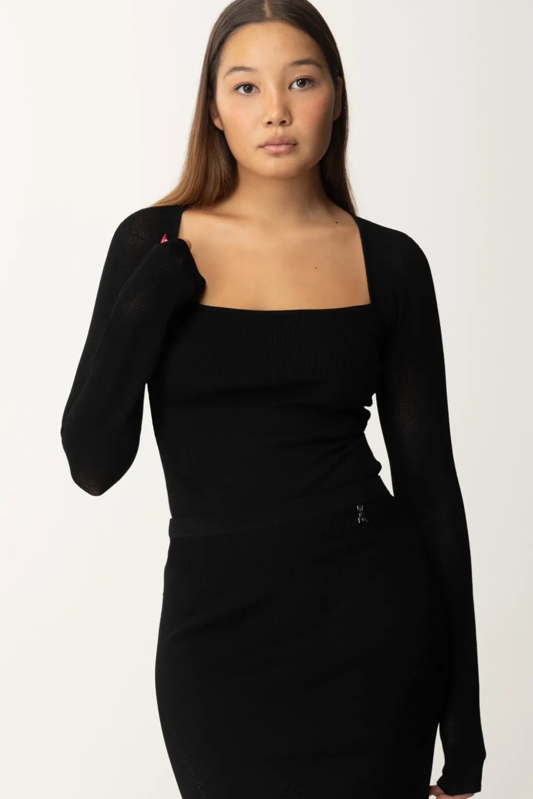 Donna Patrizia Pepe Top con Scollo Squadrato