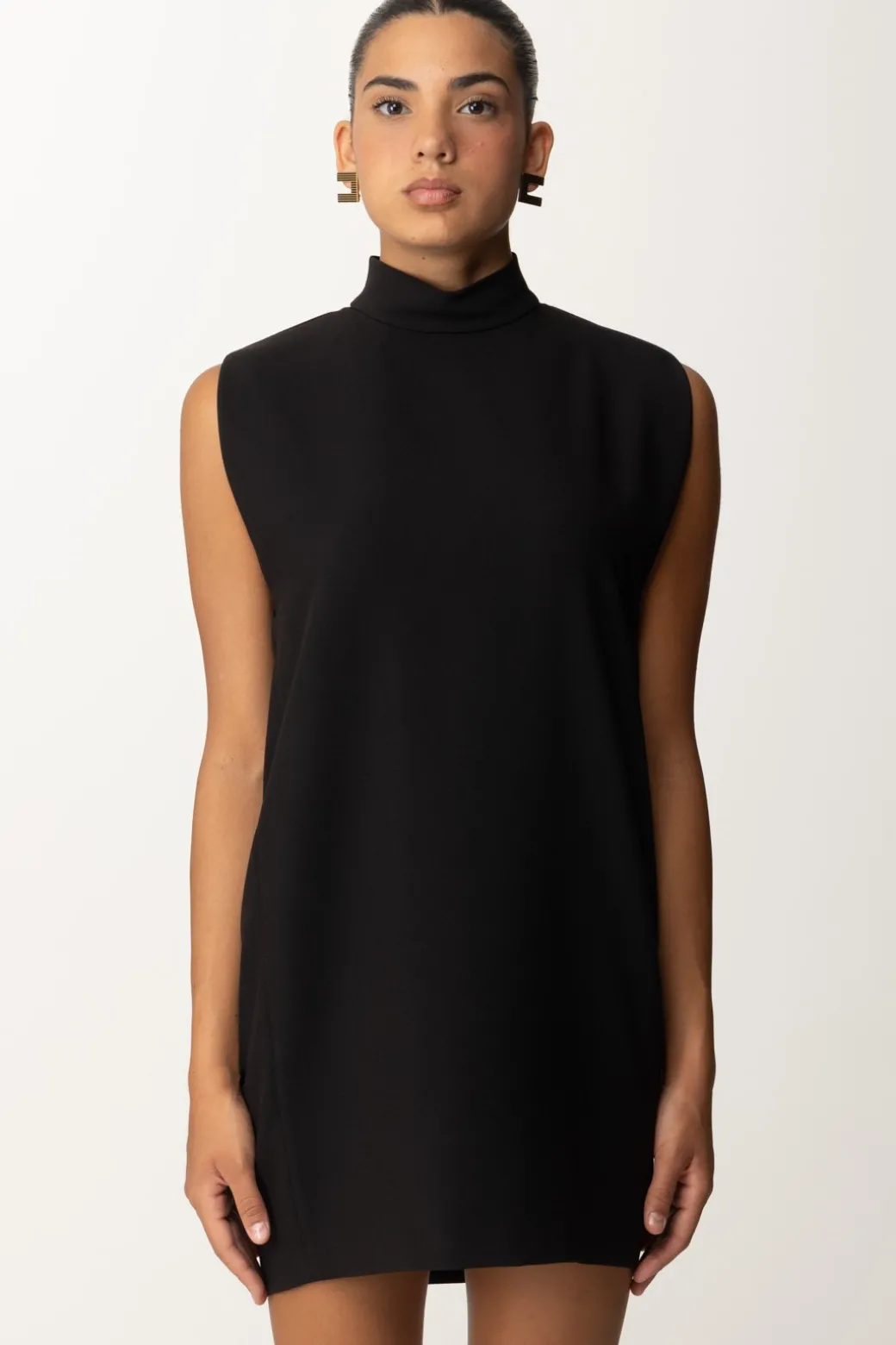 pinko_abito_smanicato_a_collo_altonero_limousine_2.webp Donna Pinko Abito Smanicato a Collo Alto