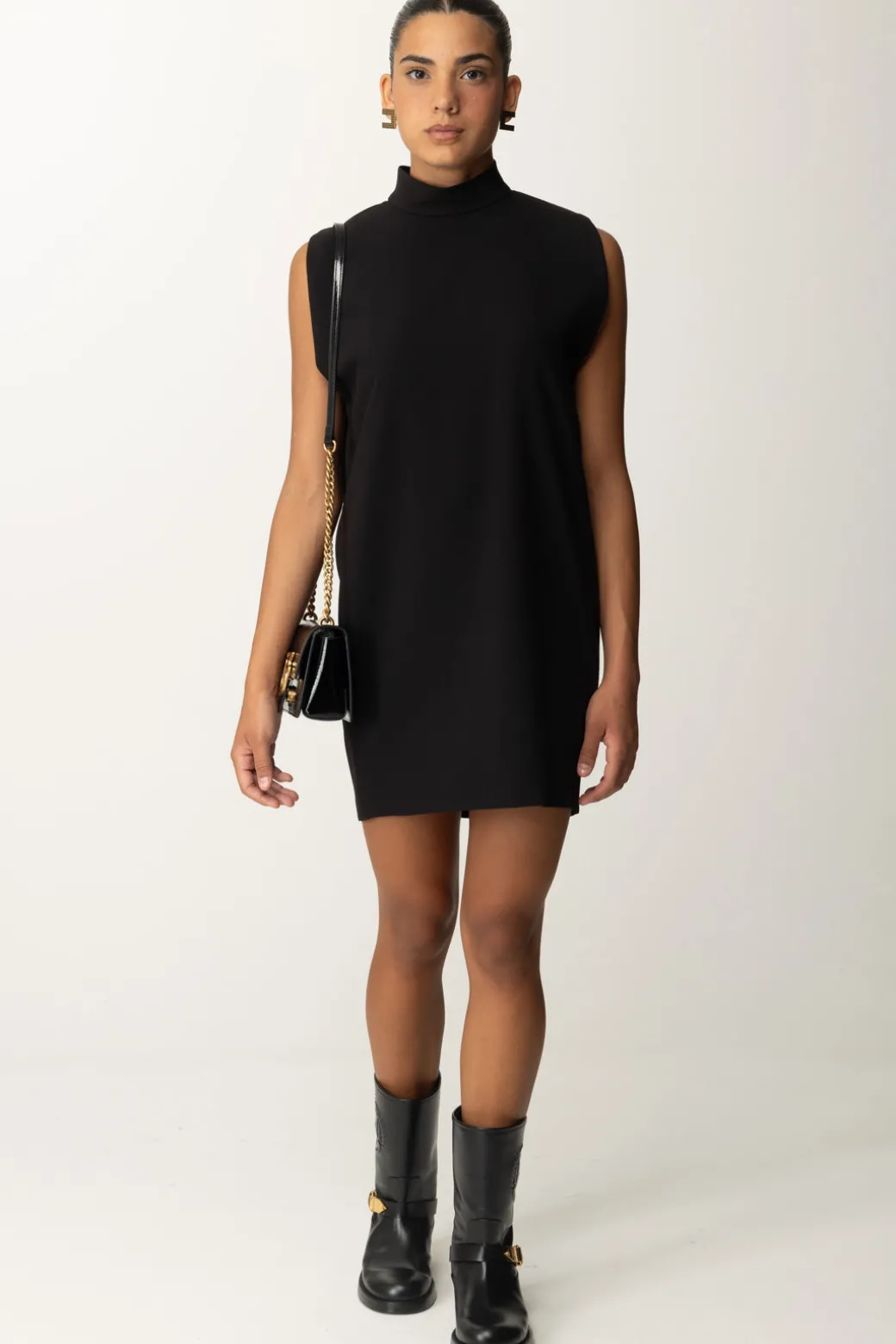 pinko_abito_smanicato_a_collo_altonero_limousine_5.webp Donna Pinko Abito Smanicato a Collo Alto