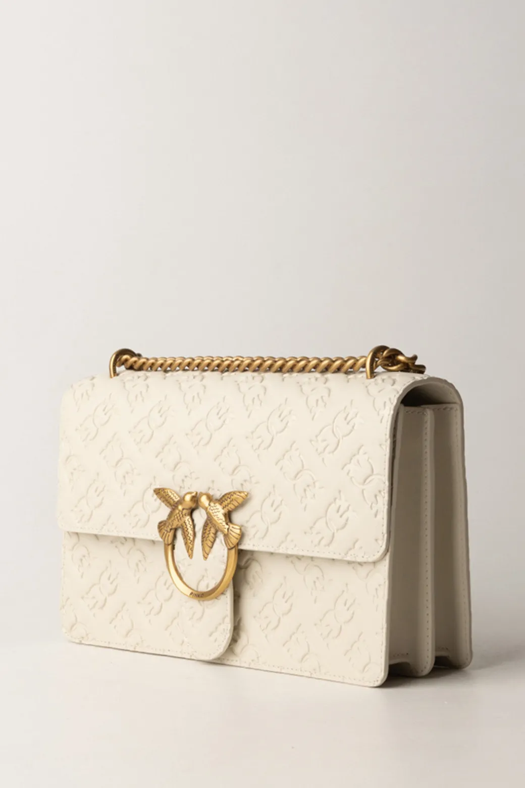 Donna Pinko Borsa a Tracolla Love Bag con Pattern Logo