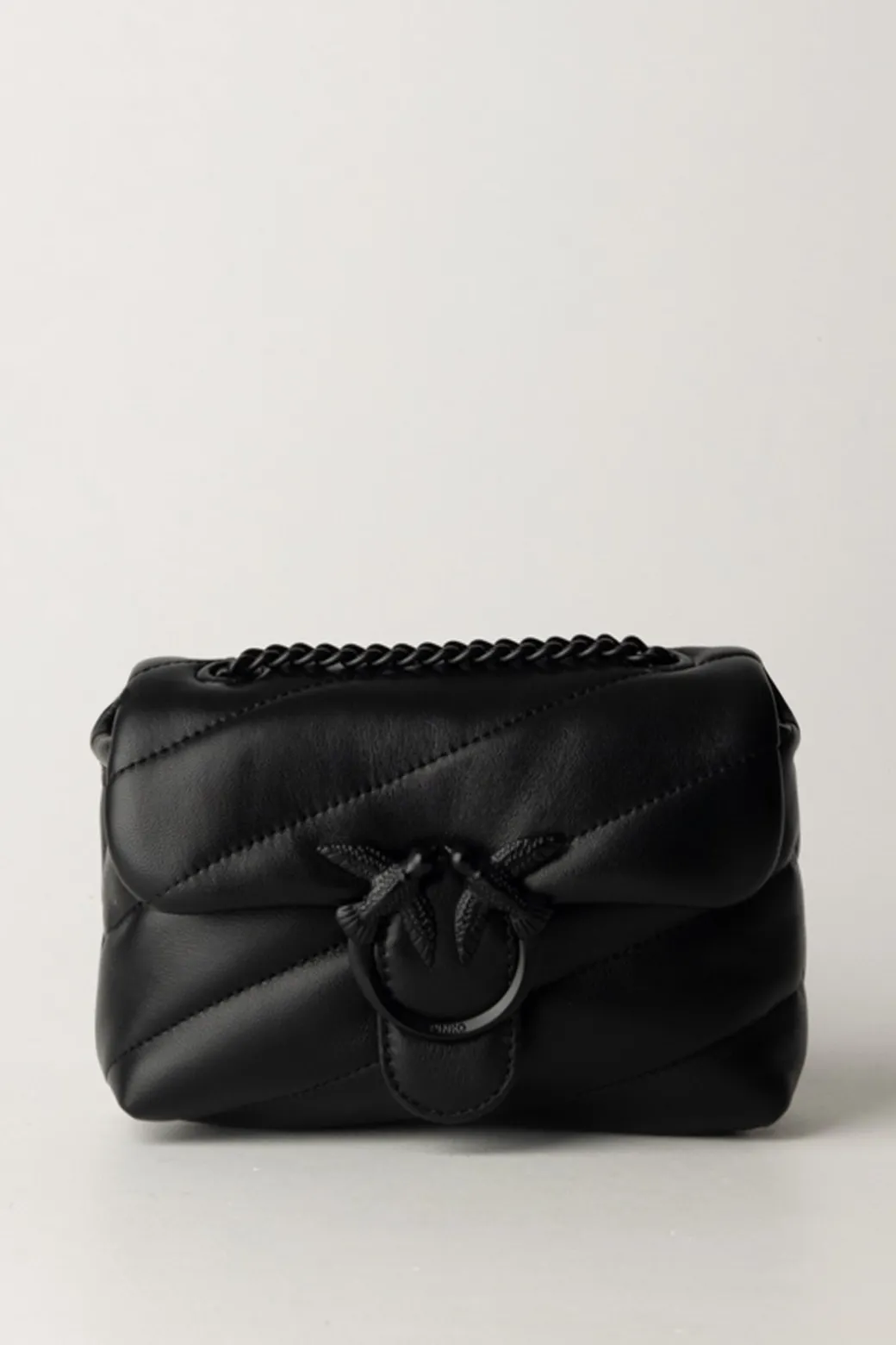 Donna Pinko Borsa Love Puff Mini con Trapuntatura Obliqua