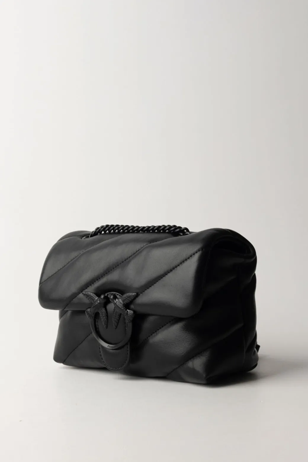 Donna Pinko Borsa Mini con Trapuntatura Obliqua