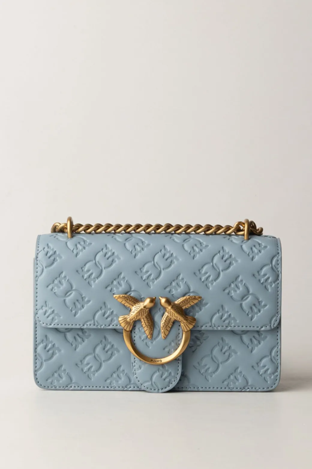 Donna Pinko Borsa Mini Love Bag con Pattern Logo