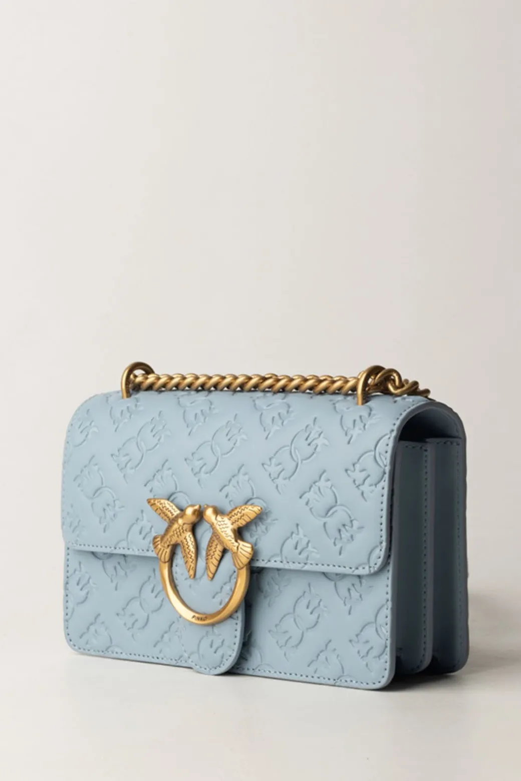 Donna Pinko Borsa Mini Love Bag con Pattern Logo