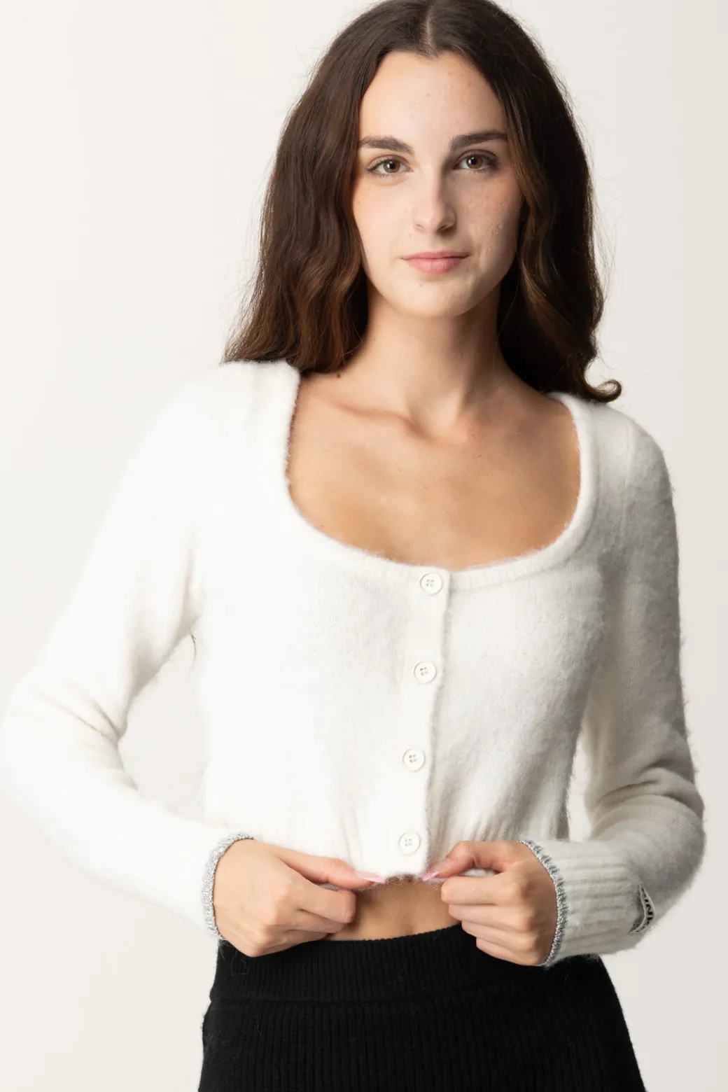 Donna Pinko Cardigan Crop