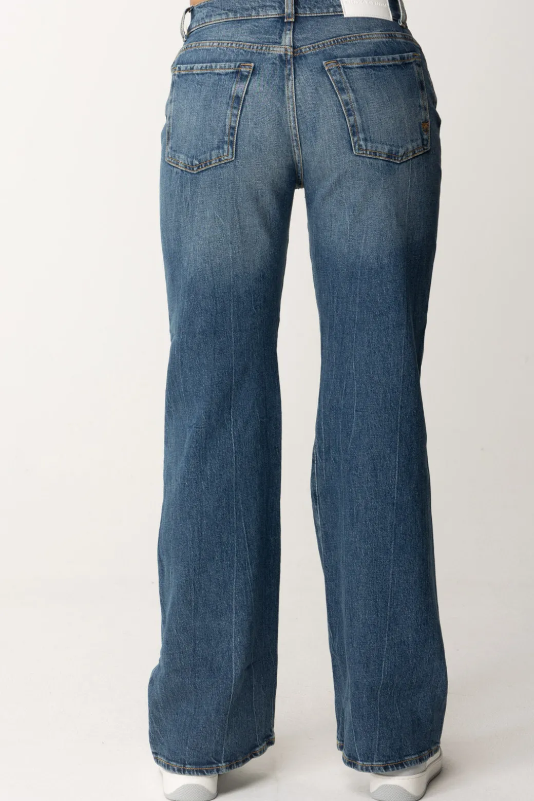 Donna Pinko Jeans Wide Leg Cinque Tasche
